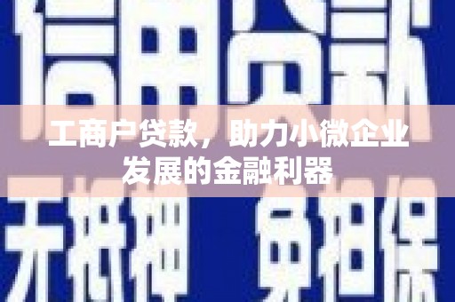 香格里拉工商户贷款，助力小微企业发展的金融利器