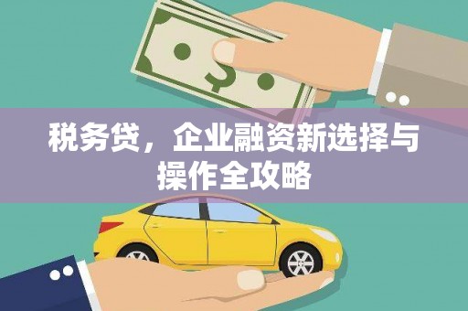 香格里拉税务贷，企业融资新选择与操作全攻略