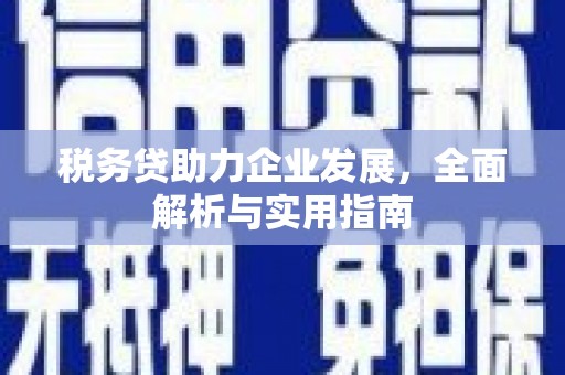 香格里拉税务贷助力企业发展，全面解析与实用指南
