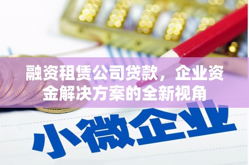 香格里拉融资租赁公司贷款，企业资金解决方案的全新视角