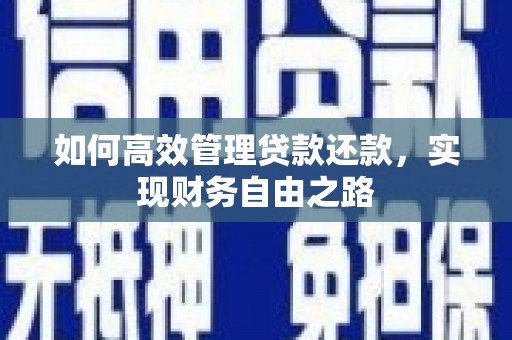 香格里拉如何高效管理贷款还款，实现财务自由之路
