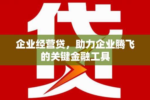 香格里拉企业经营贷，助力企业腾飞的关键金融工具
