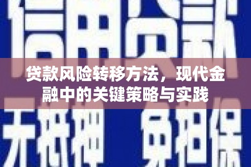 香格里拉贷款风险转移方法，现代金融中的关键策略与实践