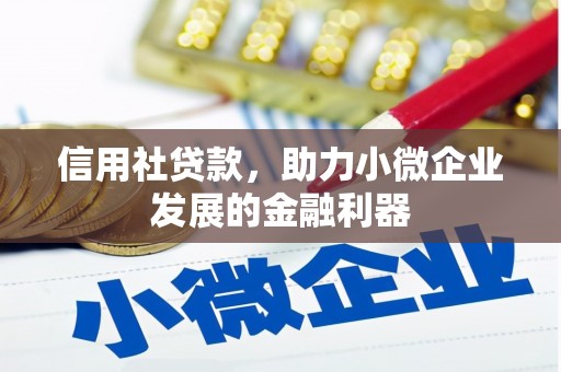 香格里拉信用社贷款，助力小微企业发展的金融利器