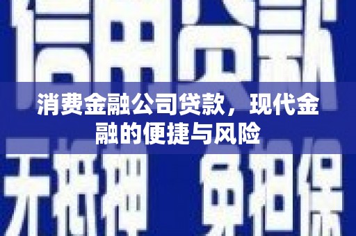香格里拉消费金融公司贷款，现代金融的便捷与风险