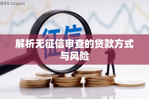 香格里拉解析无征信审查的贷款方式与风险